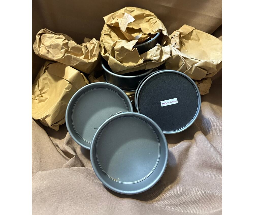 10 Mini Springform Pans 12cm / 4.7” Made in Germany Nonstick Removable Bottom